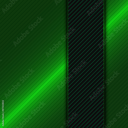 Metallic Background - Vector Illustration - Green 