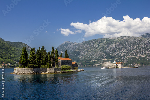 Church Island Gospa od Shkrpela in Kotor bay