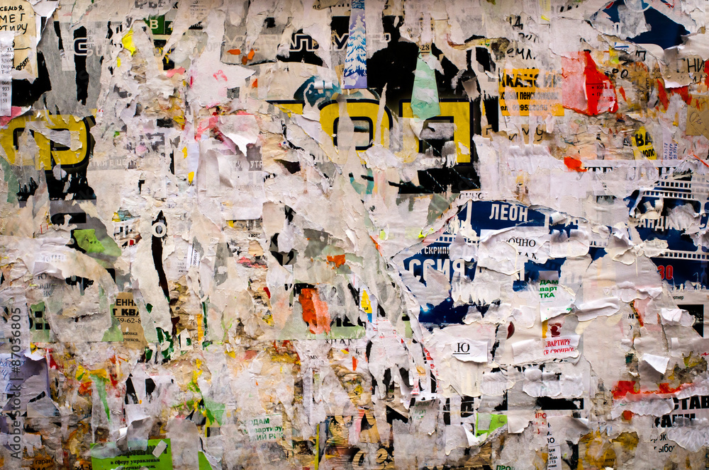 Fototapeta premium Grungy Billboard