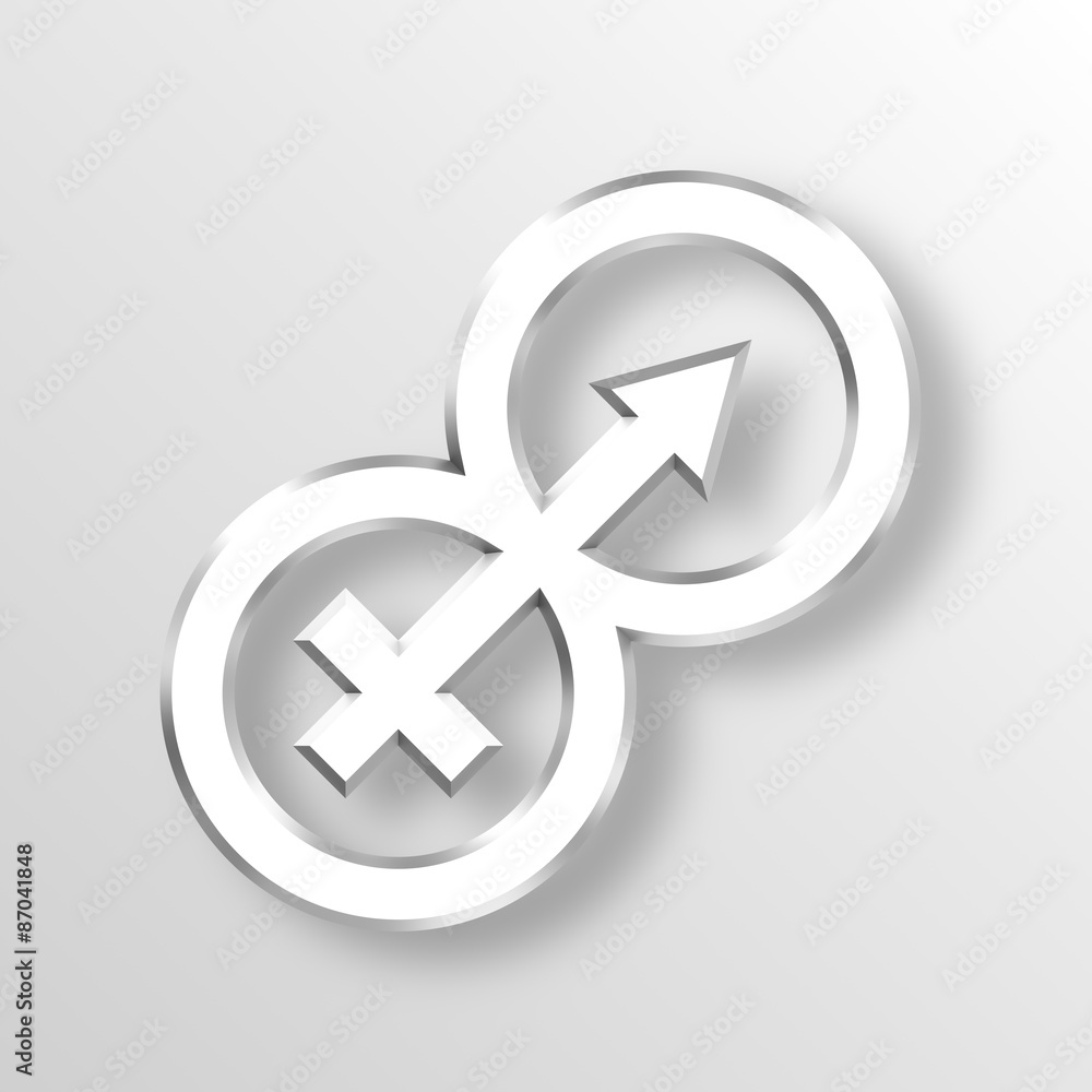 Obraz premium Combined Sign Of Venus and Mars