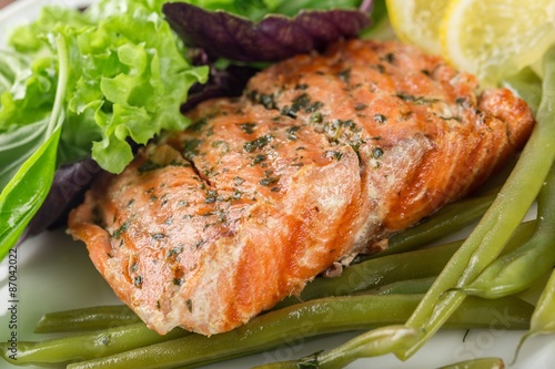 Food, Healthy Eating, Salmon.