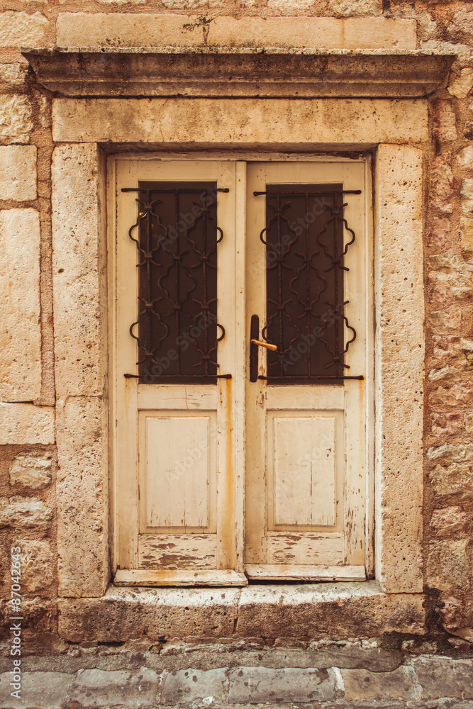 Old door in Budva