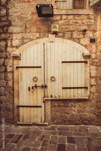 Old door in Budva © oksix