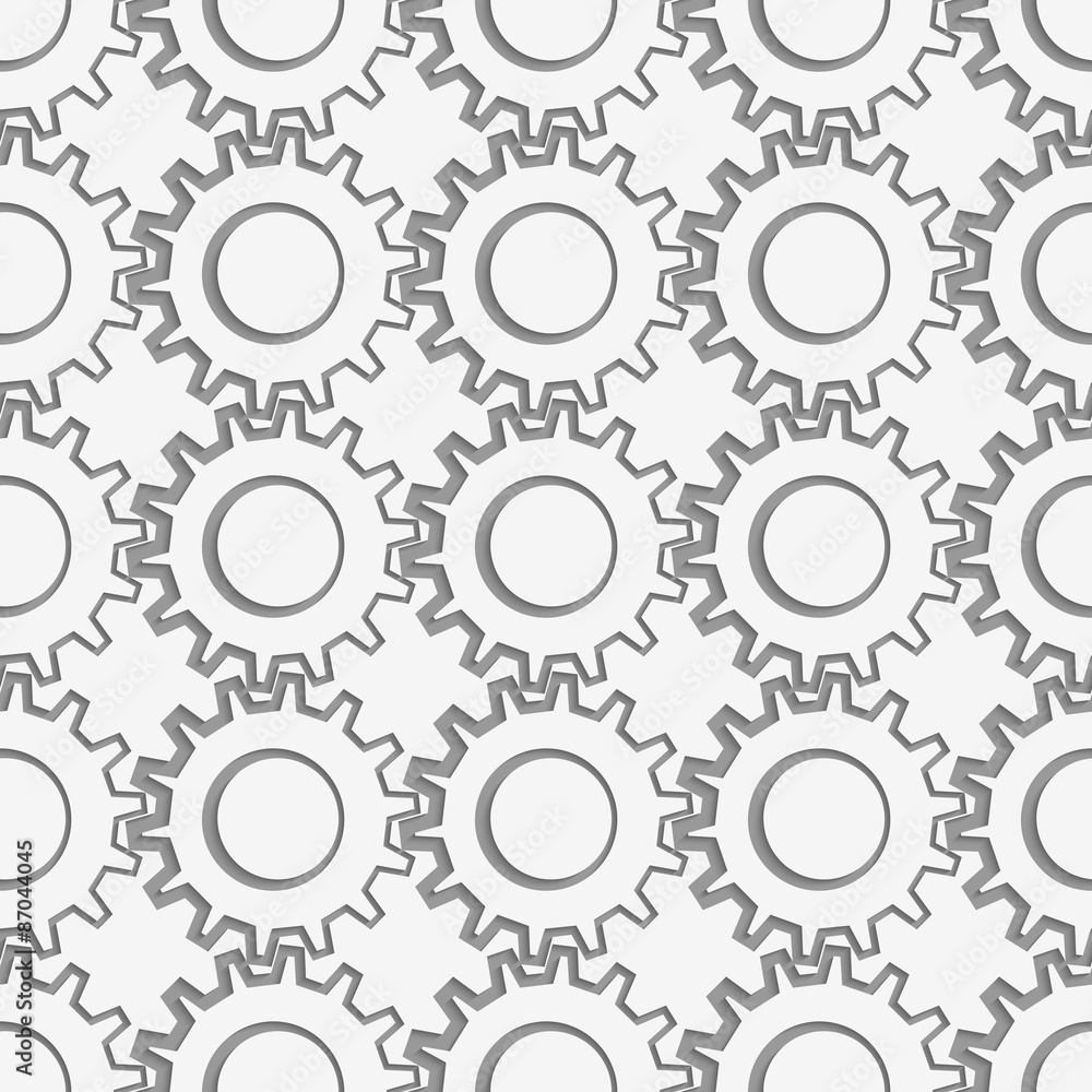 Perforated gears with thickening Perforated gears with thickening