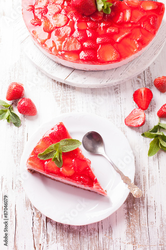 Fotografie Strawberry cake