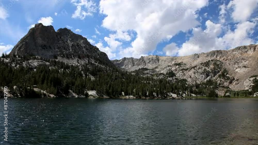 Growing summer clouds time lapse at Crystal Lake above Mammoth Lakes in California's Sierra Nevada Mountains. Growing summer clouds time lapse at Crystal Lake above Mammoth Lakes in California's Sierra Nevada Mountains.
