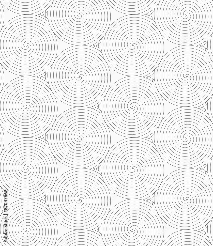 Slim gray merging spirals with crossed triangles Slim gray merging spirals with crossed triangles