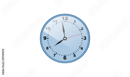 Simple Luxury Realistic Clock Vector