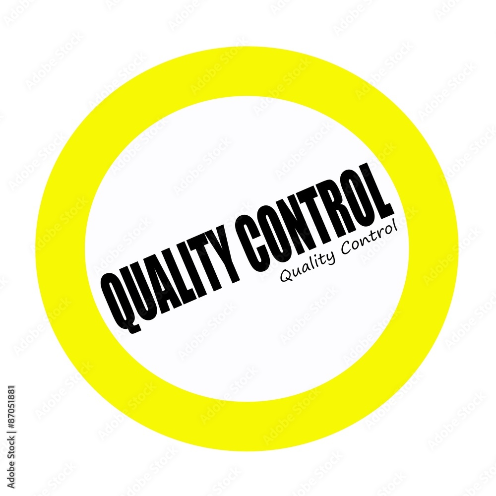QUALITY CONTROL black stamp text on white QUALITY CONTROL black stamp text on white