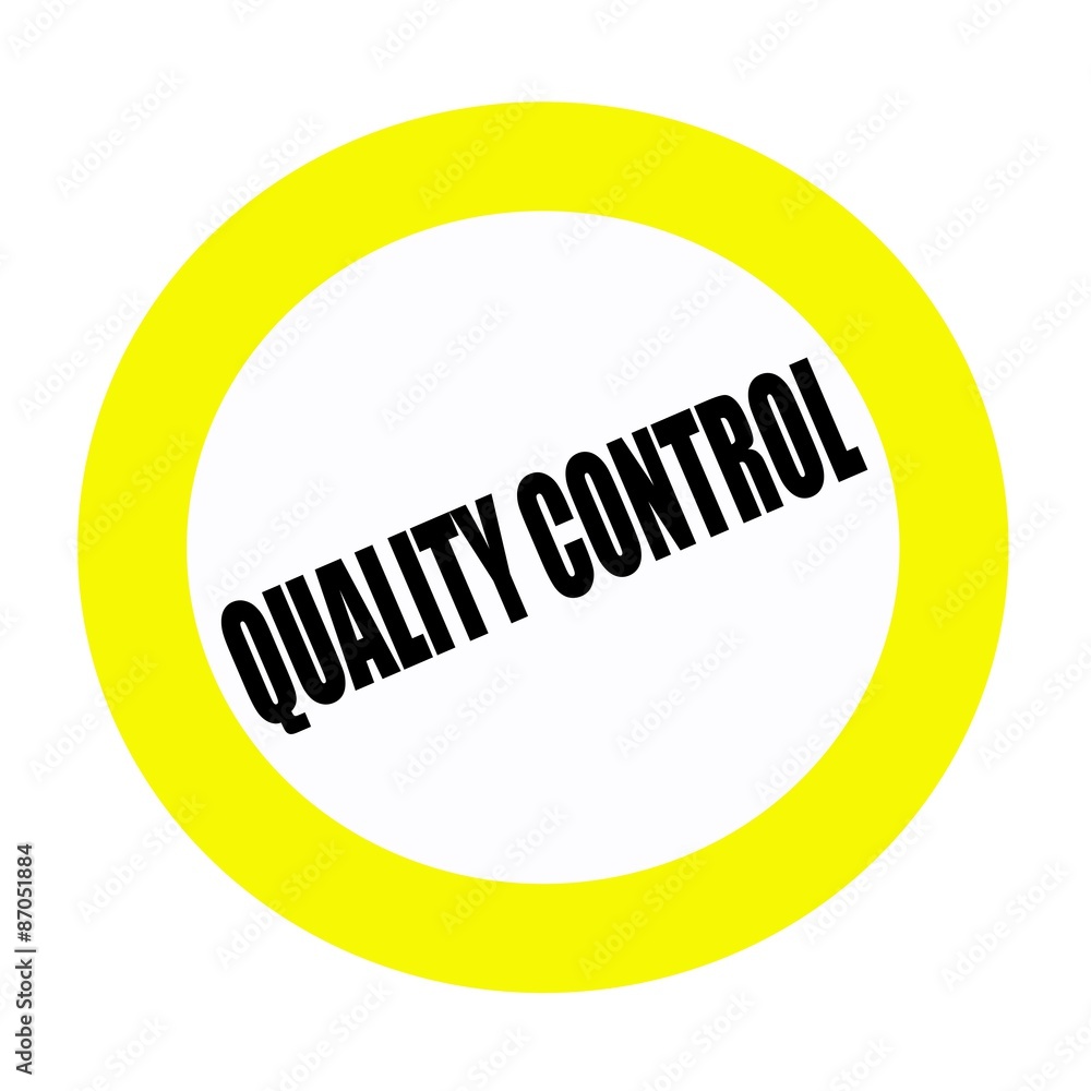 QUALITY CONTROL black stamp text on white QUALITY CONTROL black stamp text on white