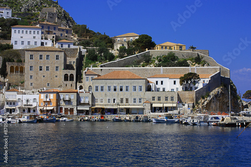 The port of Hydra, Hydra island, Greece © sp_ts