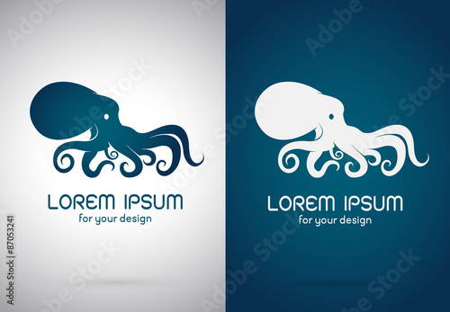 Vector of an octopus design. Animals.