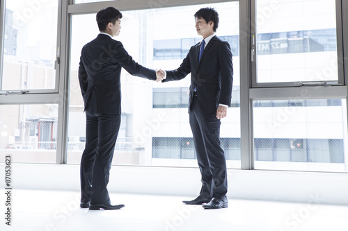 Tapety artystyczne Two businessmen have a handshake