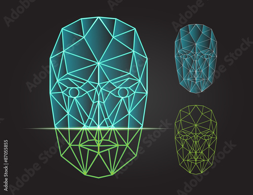Face recognition and scanning - biometric security system