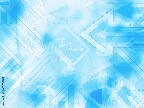 blue light abstract financial background illustration