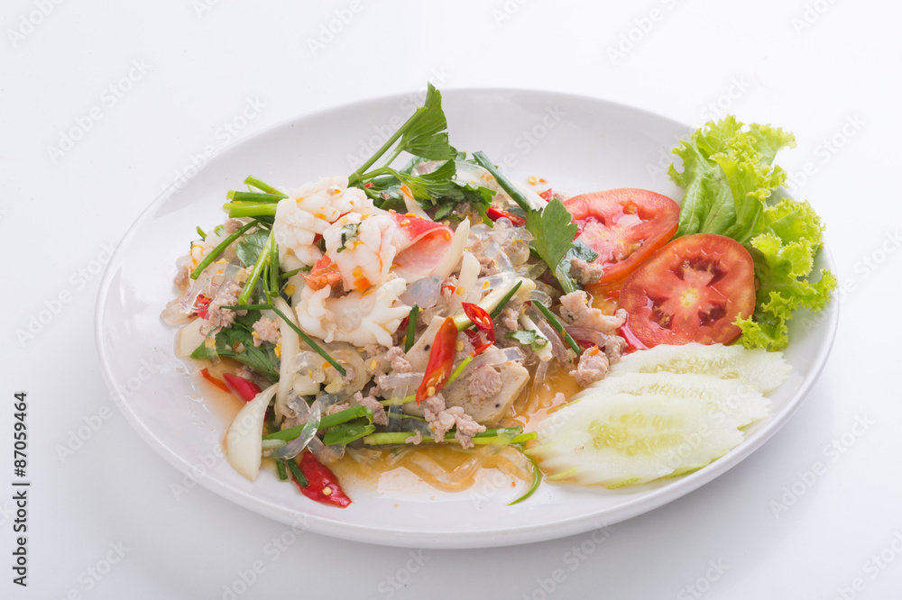 Spicy Seafood Salad Spicy Seafood Salad