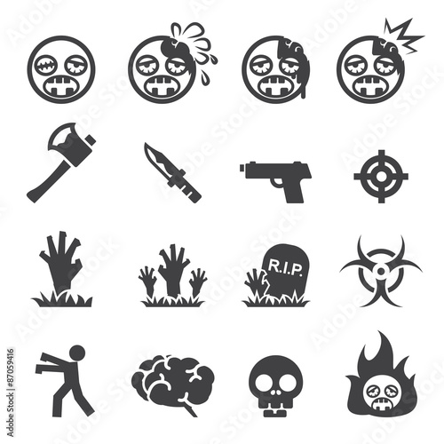 Zombie icons