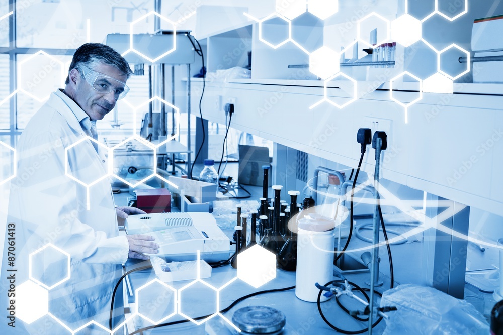 Composite image of science graphic Composite image of science graphic