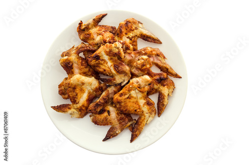 Grilled chicken wings