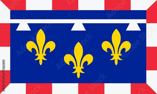 Drapeaux des régions de France: Centre-Val de Loire