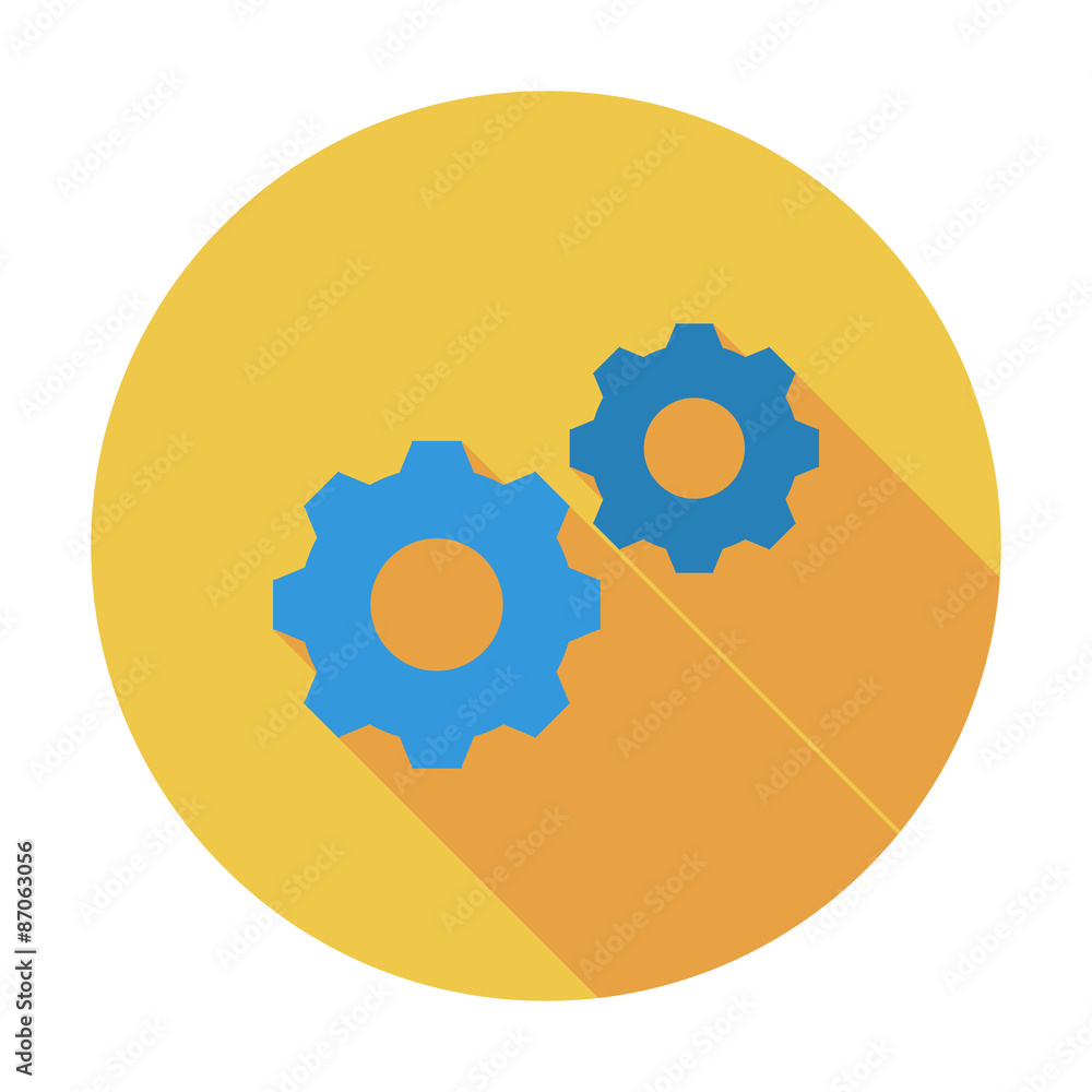 Gear icon. Gear icon.