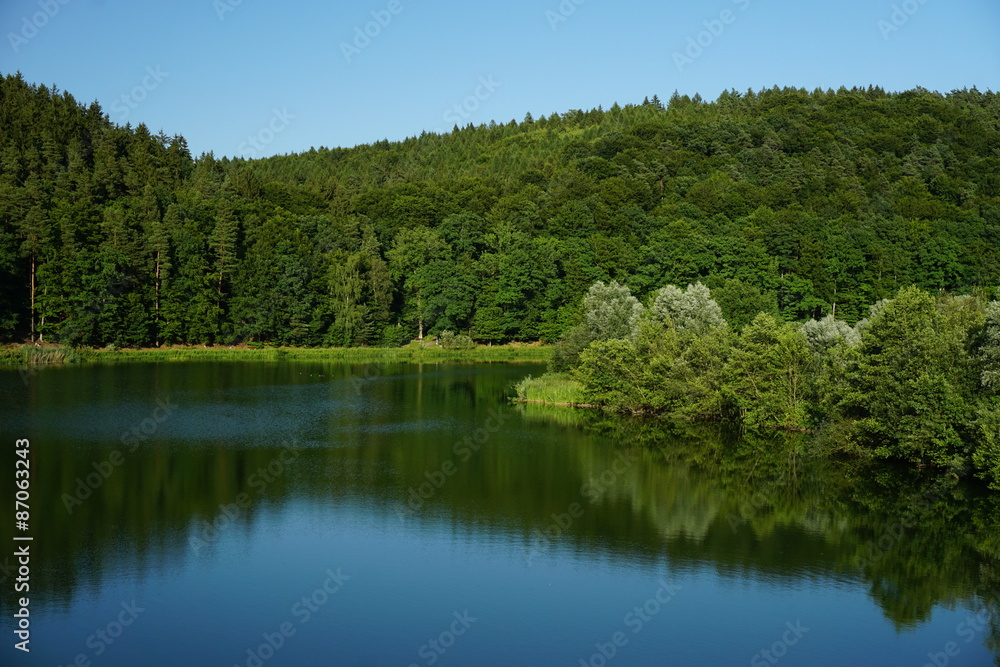 Fototapeta premium Haunetalsperre - Stausee