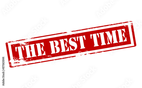 The best time