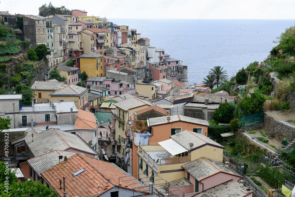 The village of Manarola on Cinque Terre