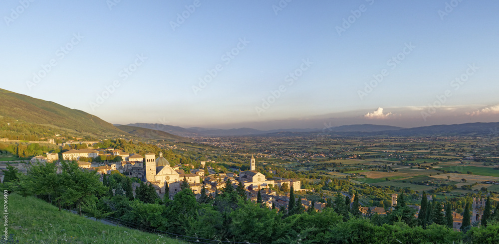 Fototapeta premium Assisi, Rocca Maggiore