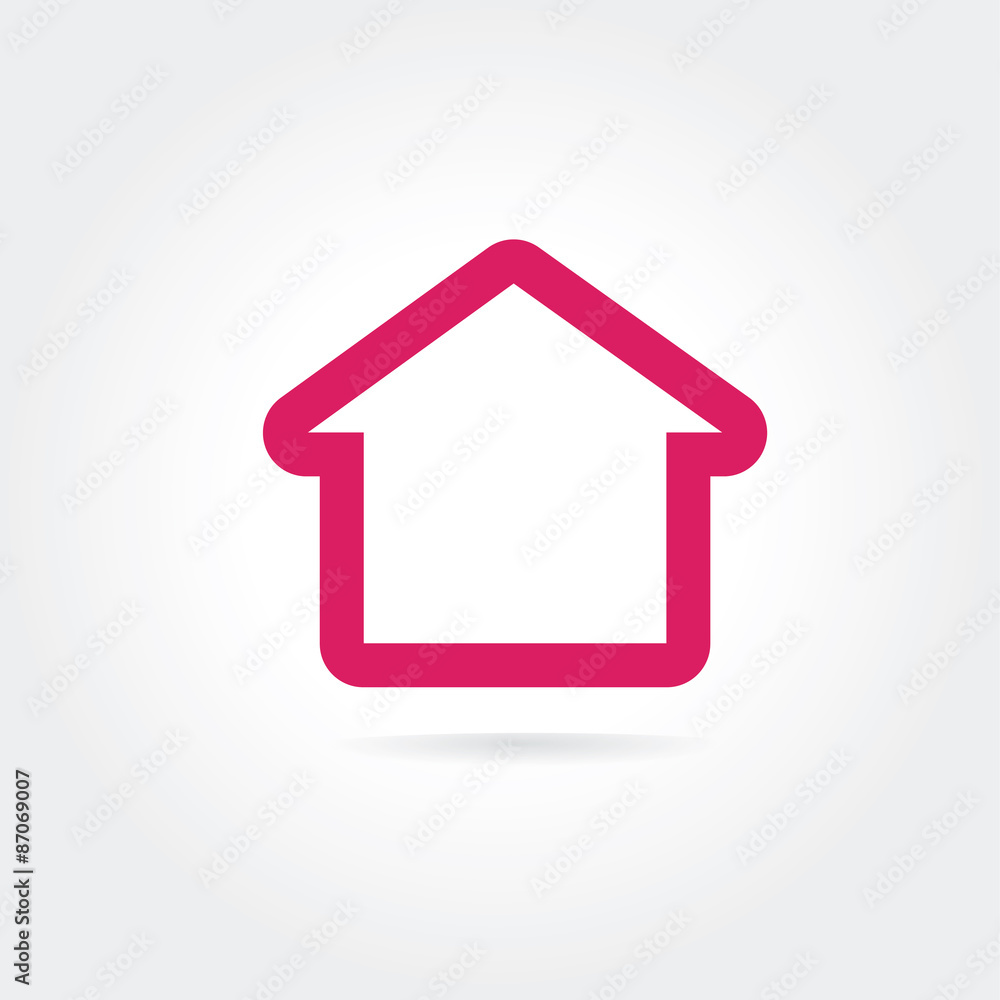 House logo icon concept isolated on white background for House logo icon concept isolated on white background for