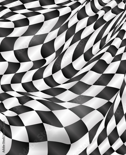 checkered flag background race flag design vector