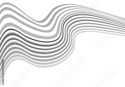 mobious optical art wave vector background black and white