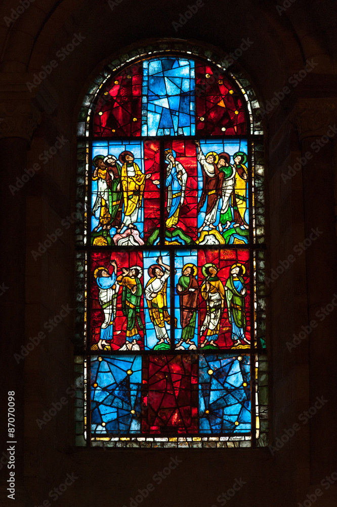 Vitrage of  Saint Julian of Le Mans cathedral, Le Mans, France