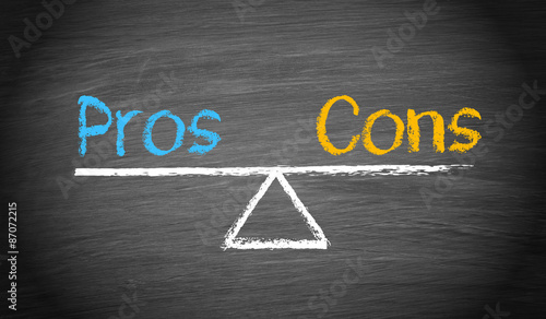 Pros and Cons - Balance Concept
