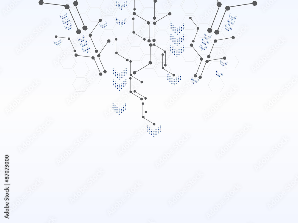 Obraz premium Network technology background.Vector illustration EPS10