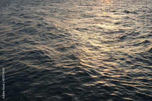 Закат на чёрном море