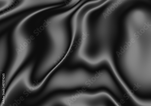 Black silk 3D texture background