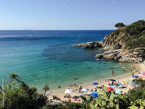 Spieggia di Cavoli, Isola d'Elba, Italia