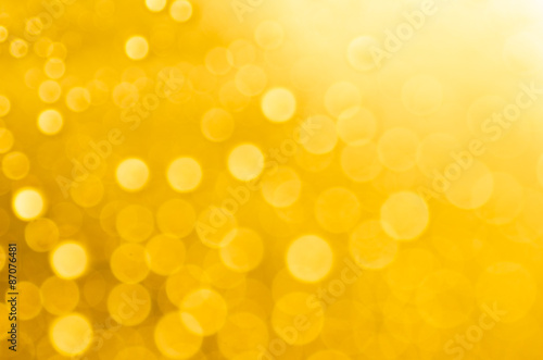 yellow abstract blurred bokeh background