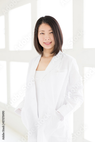 young asian doctor in the hospital