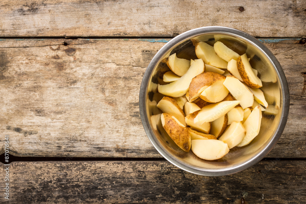 Vegetarian recipe or menu background with copy space.