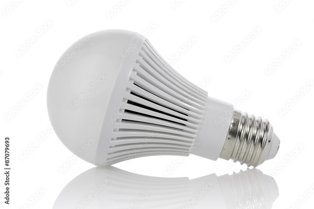 LED light bulbs and shadow, with clipping path. LED light bulbs and shadow, with clipping path.