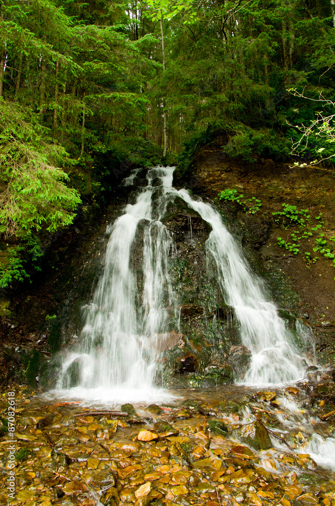 Fototapeta premium Wodospad w Karpatach