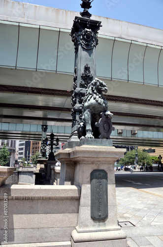 Lion sculpture of Nihonbashi