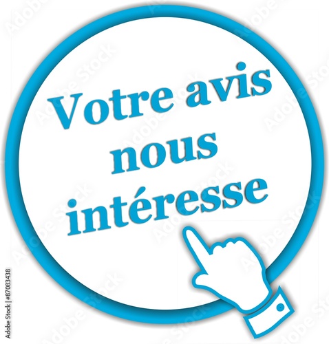 bouton votre avis nous intéresse