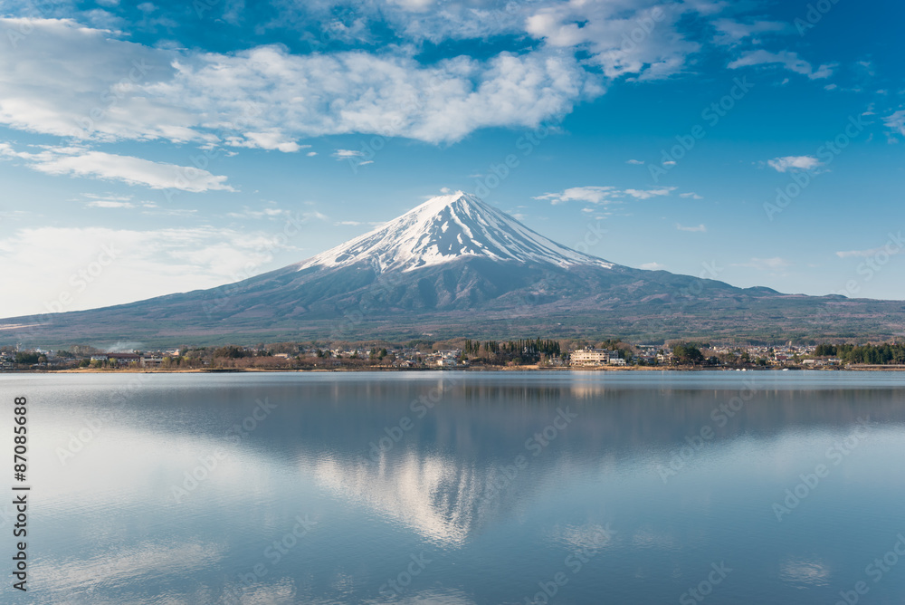 Mount Fuji, Kawaguchi Lake view,Japan