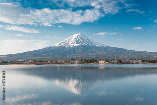 Mount Fuji  Kawaguchi Lake view Japan