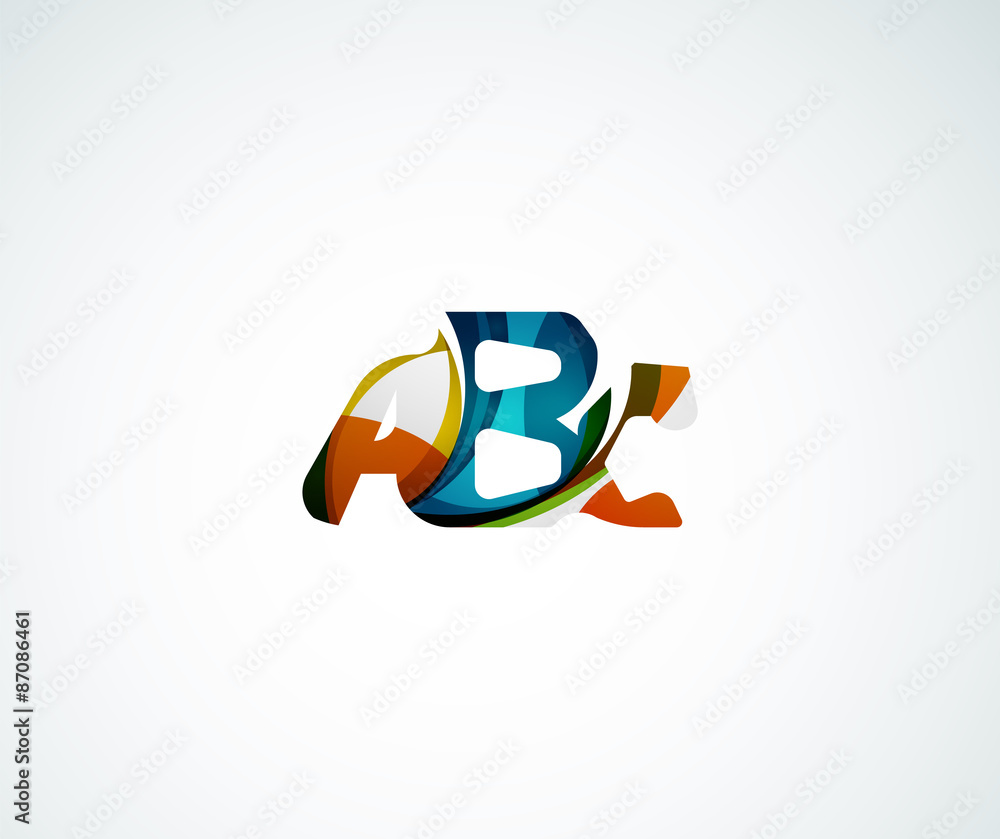 Abc company logo. Vector illustration. Abc company logo. Vector illustration.