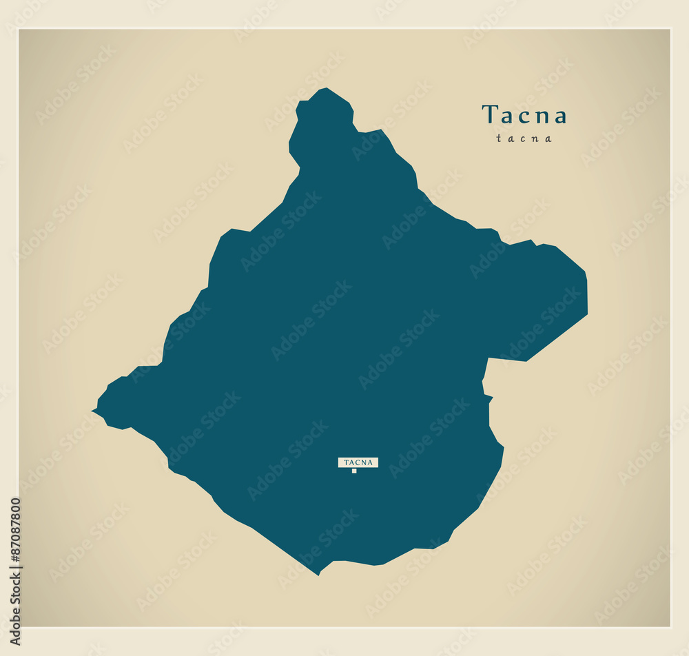 Modern Map - Tacna PE