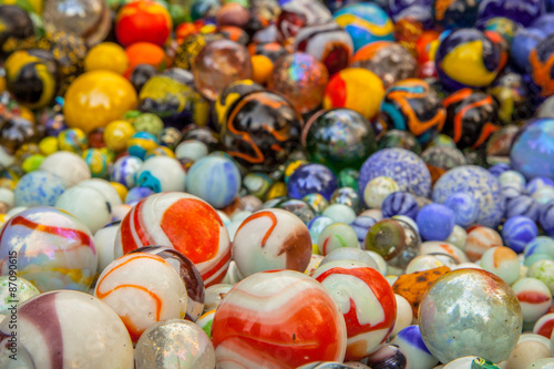 Background of marbles photo